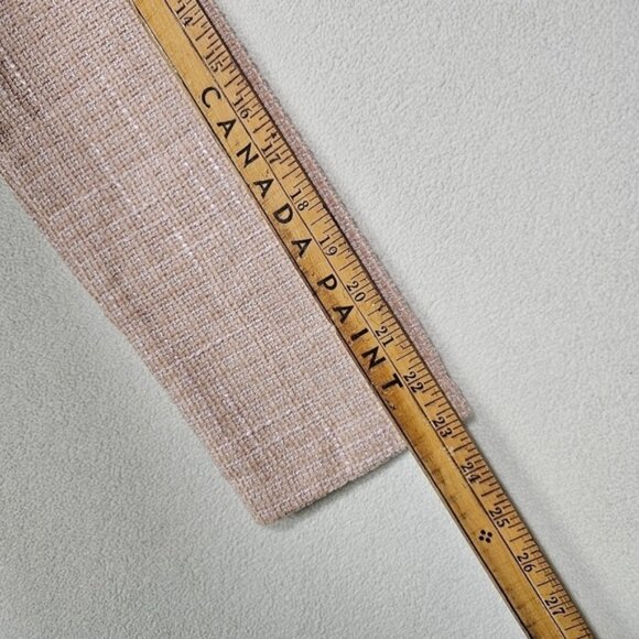 Shein Tweed Two Piece Suit Set Wide Leg Trousers Cropped Blazer Size Medium - Picture 10 of 11